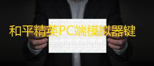 荒野透视免费辅助和平精英PC端模拟器键位